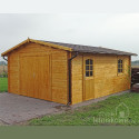 Drewniany garaż jednostanowiskowy Bernadetta I 24,7 m2