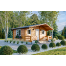Drewniany domek letniskowy Weekend I BIS 25 + 8 m2
