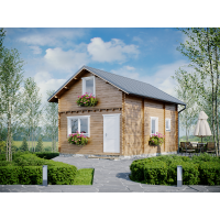 Domek drewniany Jan II zabudowany 65 m2