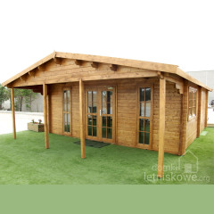 Drewniany domek letniskowy Burgos 33,1 + 10,3  m2