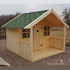 Drewniany domek dla dzieci Alicja 1,9 m2