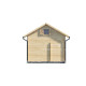 Drewniany domek letniskowy Jan 55 + 10 m2