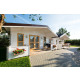 Drewniany domek letniskowy Weekend 25 + 8 m2