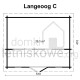 Drewniany domek letniskowy Langeoog C 19,1 m2