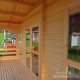 Drewniany domek letniskowy Weekend 25 + 8 m2
