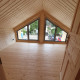 Drewniany domek letniskowy Horyzont 65 + 21 m2