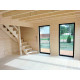 Drewniany domek letniskowy Jan III 55 + 10 m2