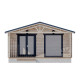 Drewniany domek letniskowy Hawana 33,6 + 11 m2, front domku